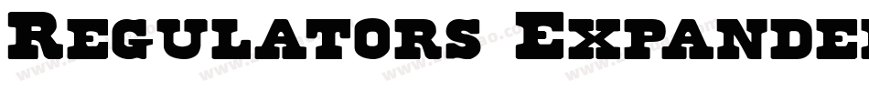 Regulators Expanded字体转换